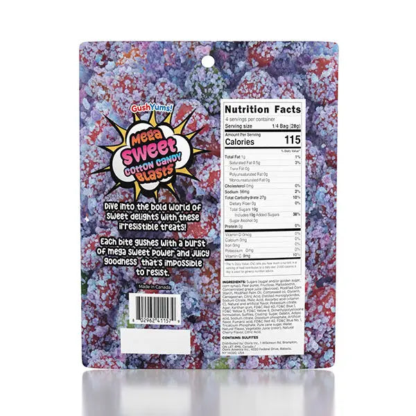 Sweet Cotton Candy Blast Gushers
