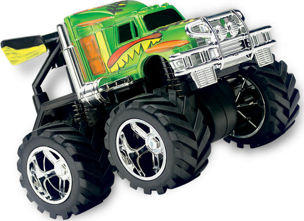 Monster Trucks Custom Shop - Creativity for Kids craft kit with four customizable monster trucks for decorating and personalizing