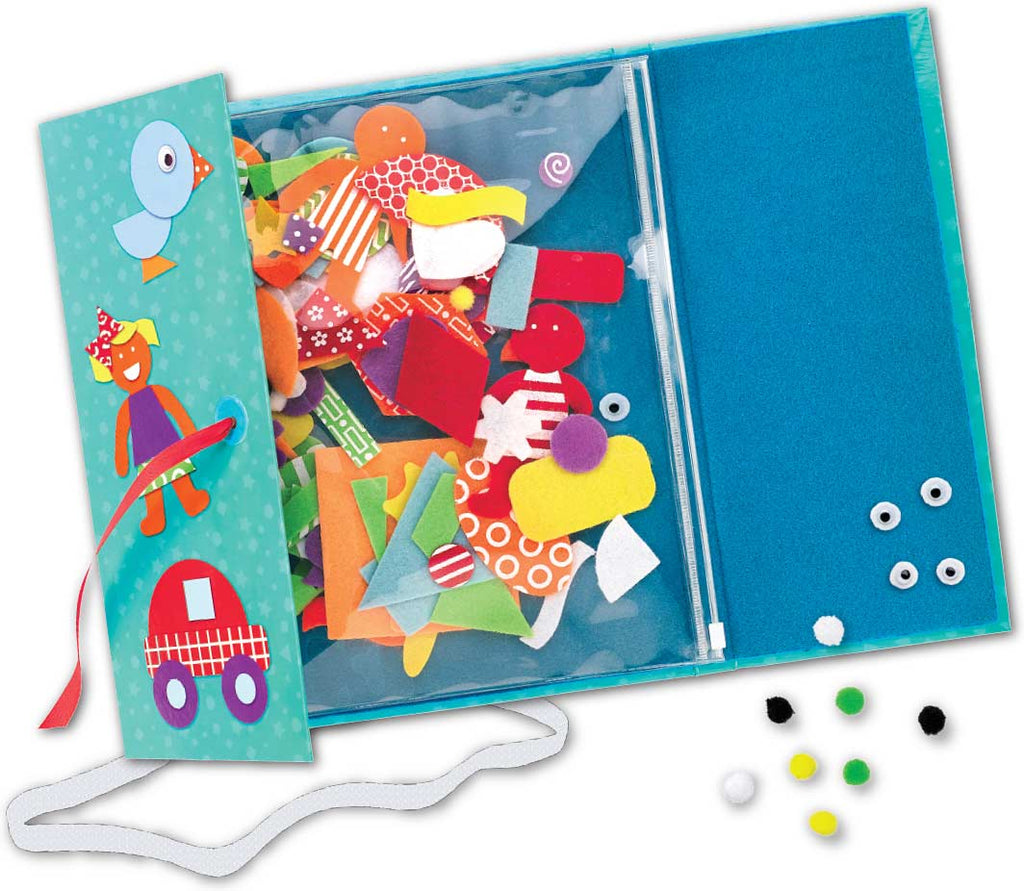 Creativity for Kids Fun Felt Shapes with colorful felt pieces and activity boards for creative learning play