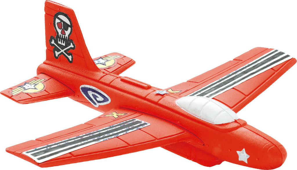 Creativity for Kids Stunt Squadron with foam airplanes, stickers, and decorating supplies for custom aircraft