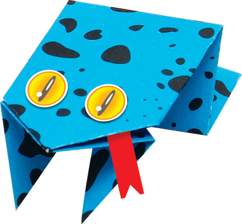 Creativity for Kids Origami kit with colorful patterned papers and step-by-step instruction book for paper folding