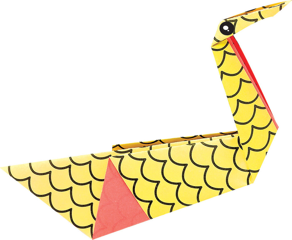 Creativity for Kids Origami kit with colorful patterned papers and step-by-step instruction book for paper folding