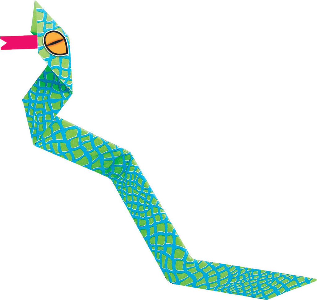 Creativity for Kids Origami kit with colorful patterned papers and step-by-step instruction book for paper folding