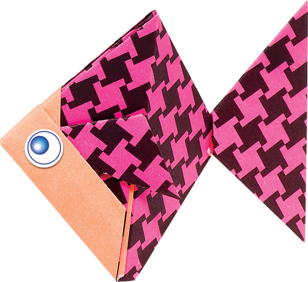 Creativity for Kids Origami kit with colorful patterned papers and step-by-step instruction book for paper folding