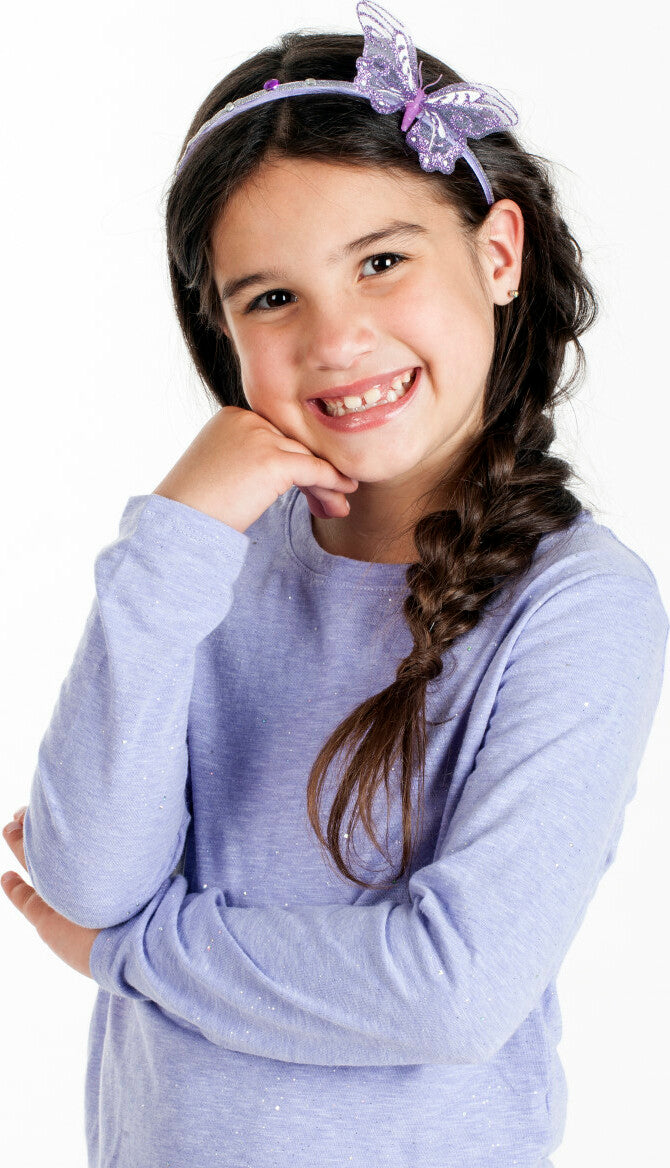 Creativity for Kids Fashion Headbands kit with plain headbands, fabric flowers, ribbons, and decorating supplies