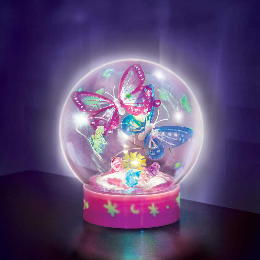 Creativity for Kids Butterfly Fairy Lights with colorful butterfly decorations and LED string lights