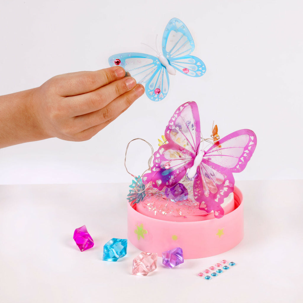 Creativity for Kids Butterfly Fairy Lights with colorful butterfly decorations and LED string lights