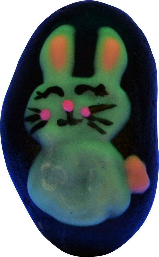 Creativity for Kids Glow in the Dark Rock Painting Kit with special glow paints, brushes, and smooth rocks