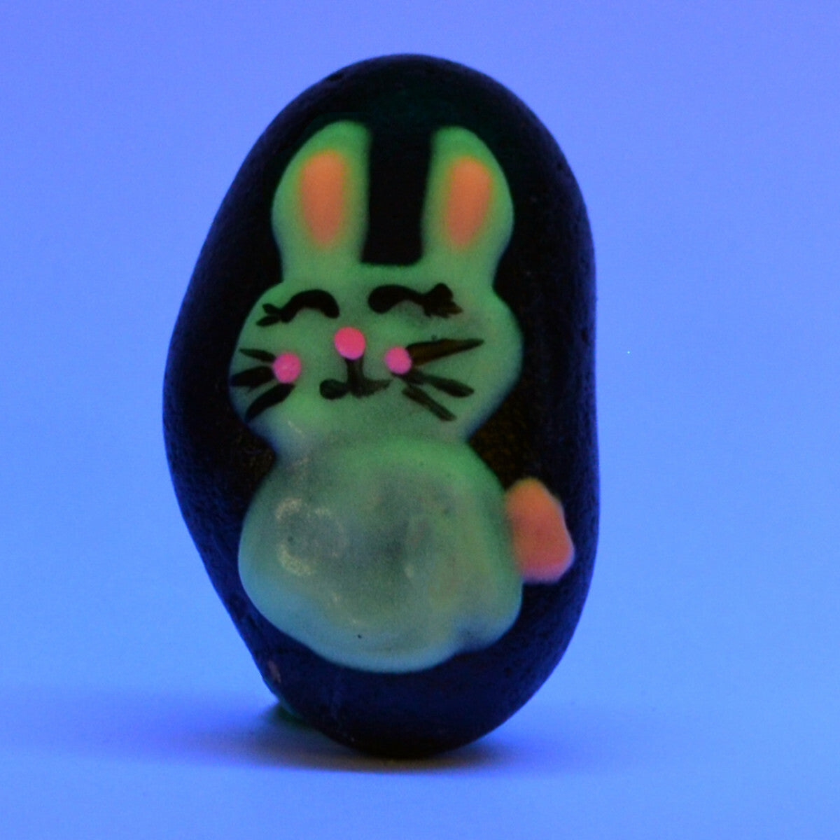 Creativity for Kids Glow in the Dark Rock Painting Kit with special glow paints, brushes, and smooth rocks