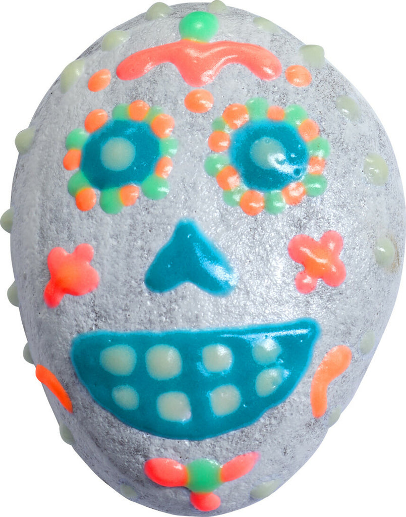 Creativity for Kids Glow in the Dark Rock Painting Kit with special glow paints, brushes, and smooth rocks