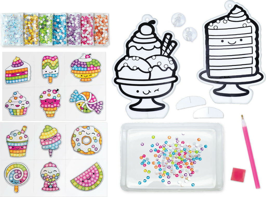 Creativity for Kids Big Gem Diamond Painting Sweets with large colorful gems and cute dessert-themed designs