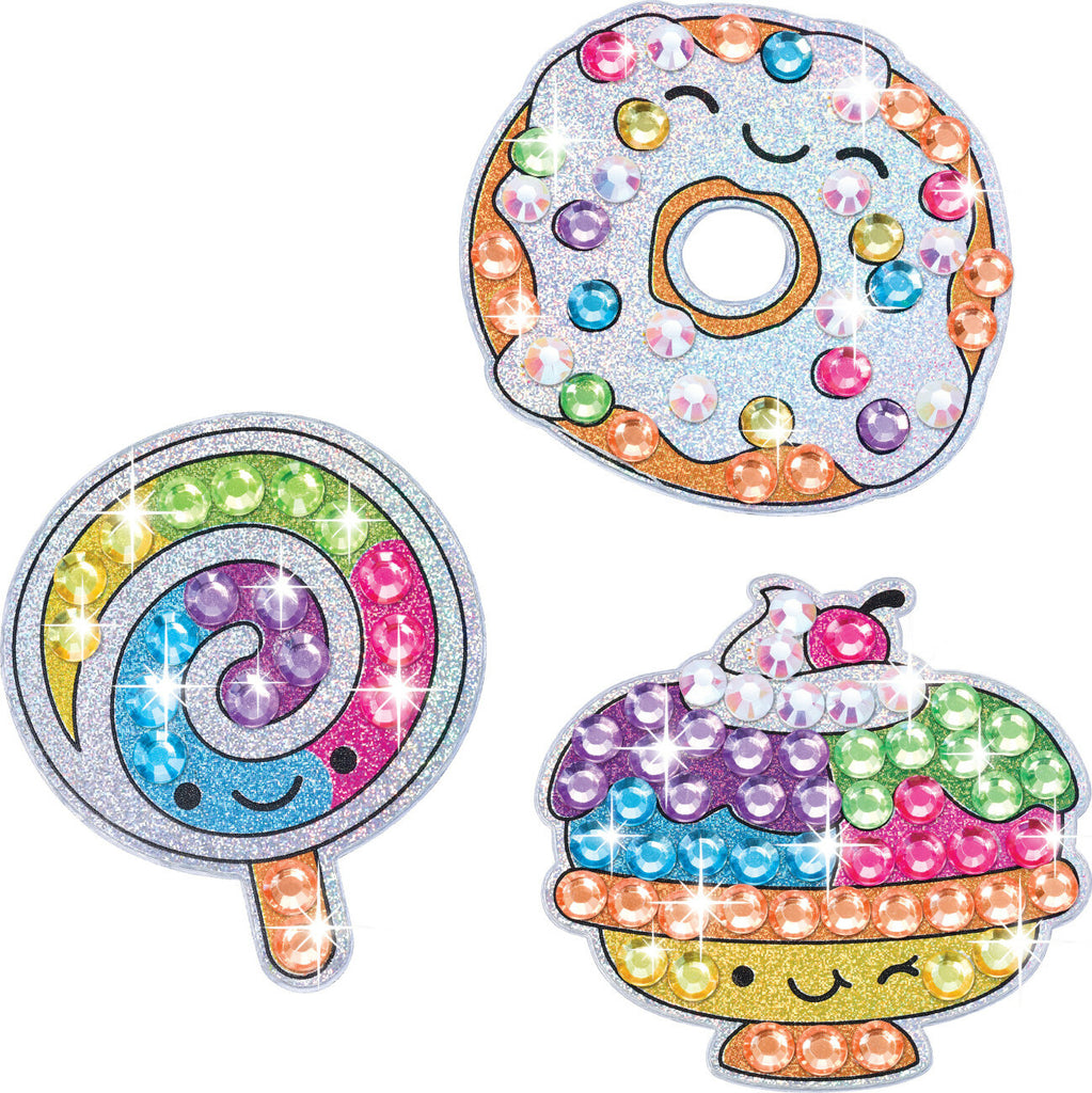 Creativity for Kids Big Gem Diamond Painting Sweets with large colorful gems and cute dessert-themed designs