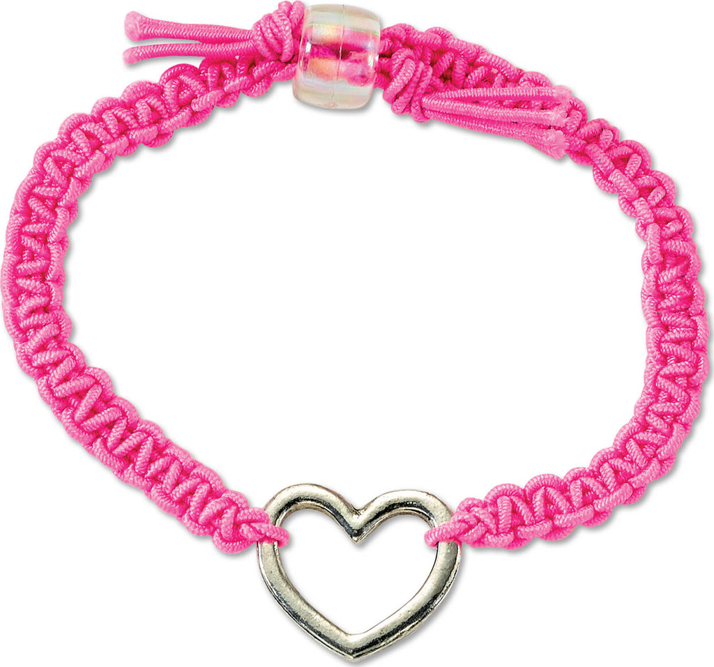 Creativity for Kids Friends Forever Bracelets kit with colorful strings, beads, and charms for making friendship jewelry