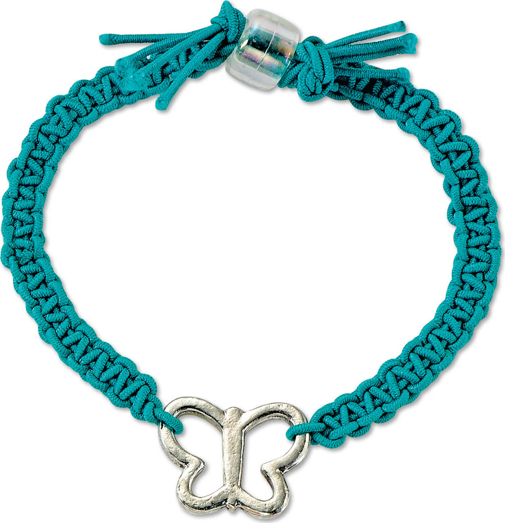 Creativity for Kids Friends Forever Bracelets kit with colorful strings, beads, and charms for making friendship jewelry