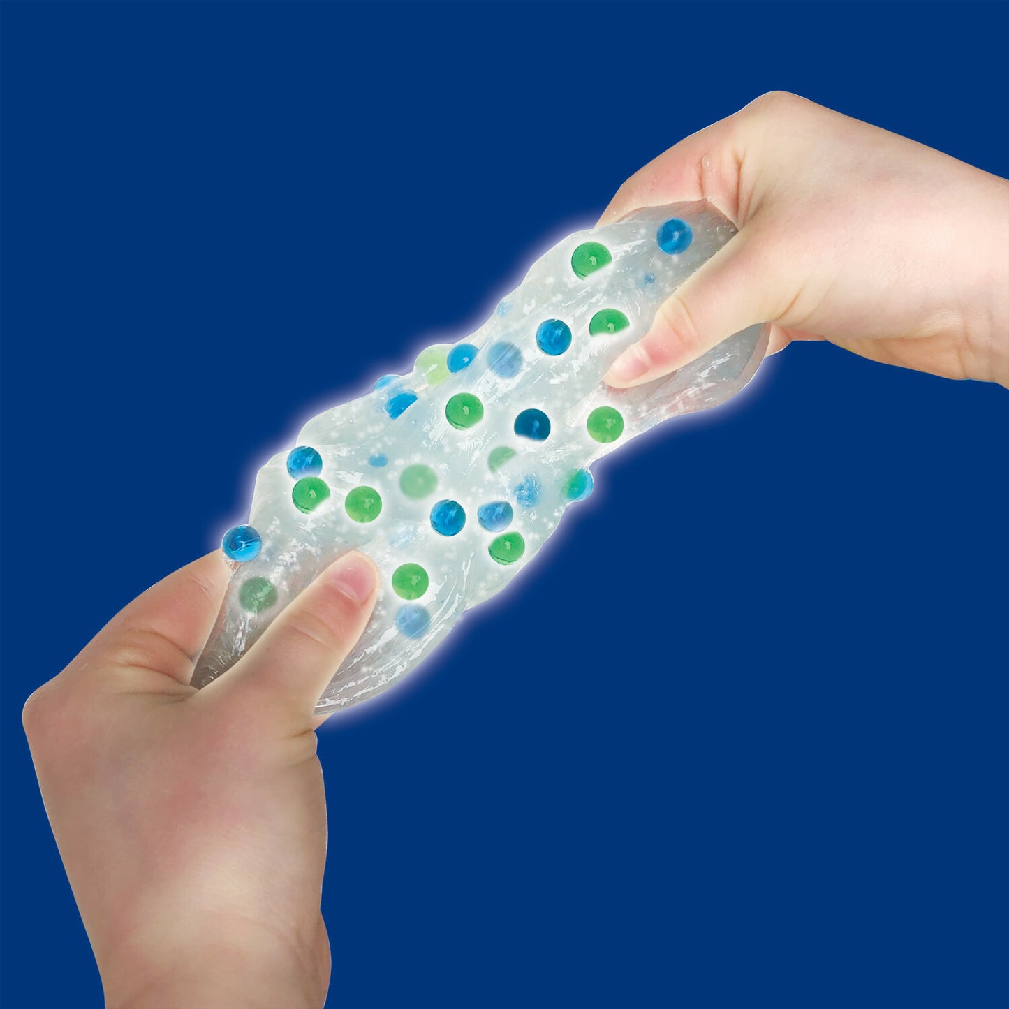Creativity for Kids DIY Glowing Squishy Slime kit with glow powder and slime-making ingredients