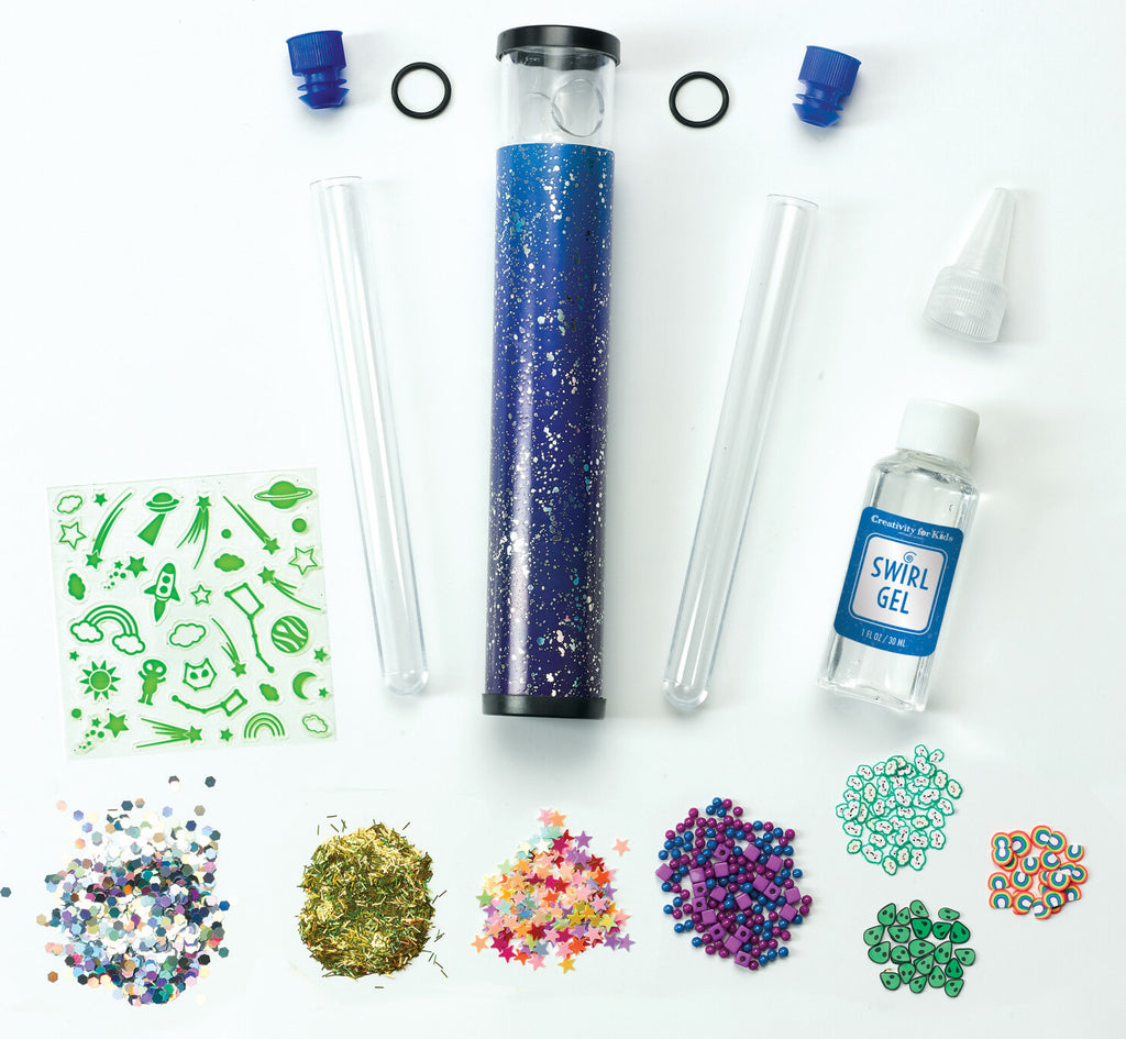Creativity for Kids Magic Swirl Kaleidoscope with customizable elements and colorful swirling patterns