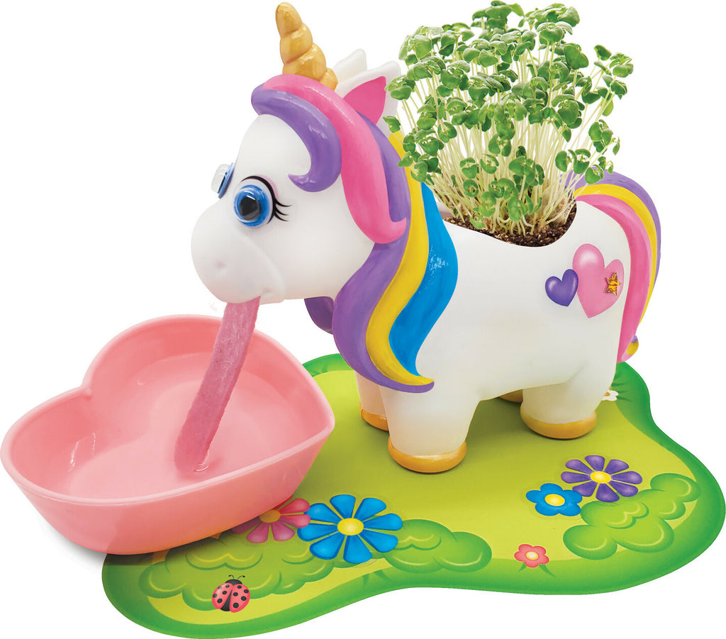 Creativity for Kids Self-Watering Plant Pet Unicorn with decorative pot, seeds, and magical unicorn design
