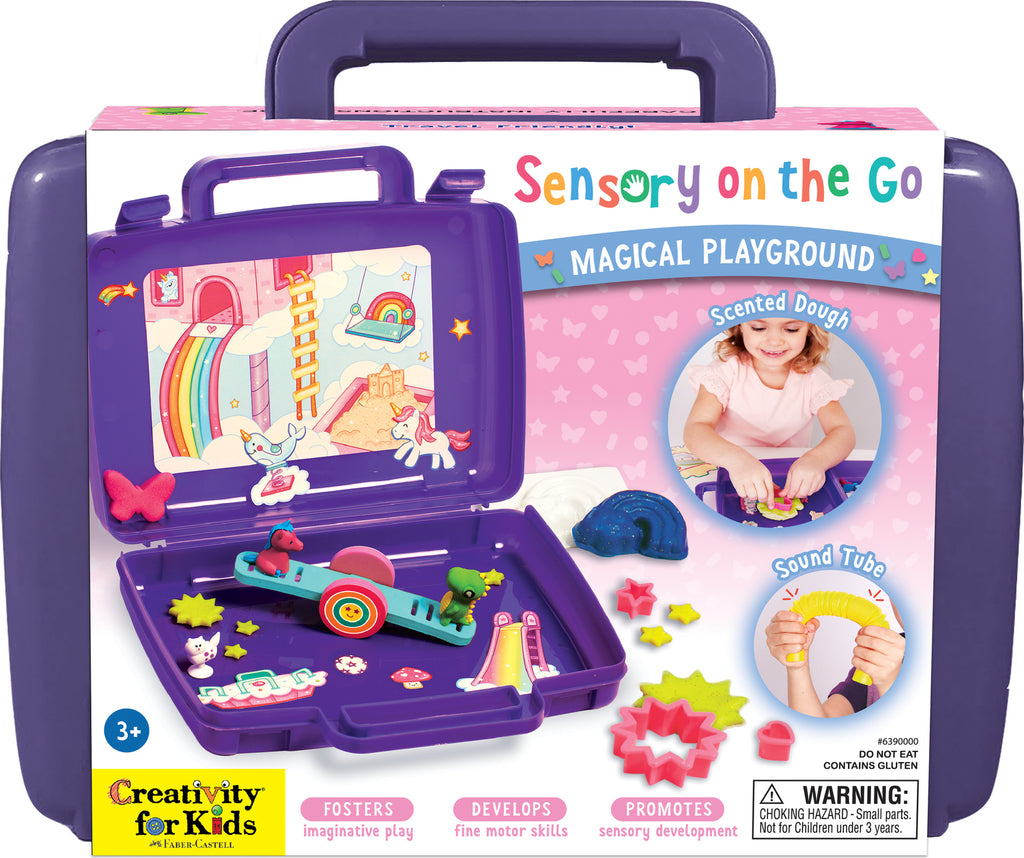 Creativity for Kids Sensory On The Go Magical Playground with portable fantasy-themed sensory materials