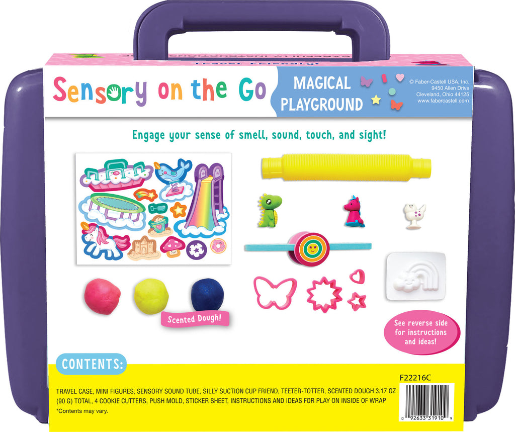 Creativity for Kids Sensory On The Go Magical Playground with portable fantasy-themed sensory materials