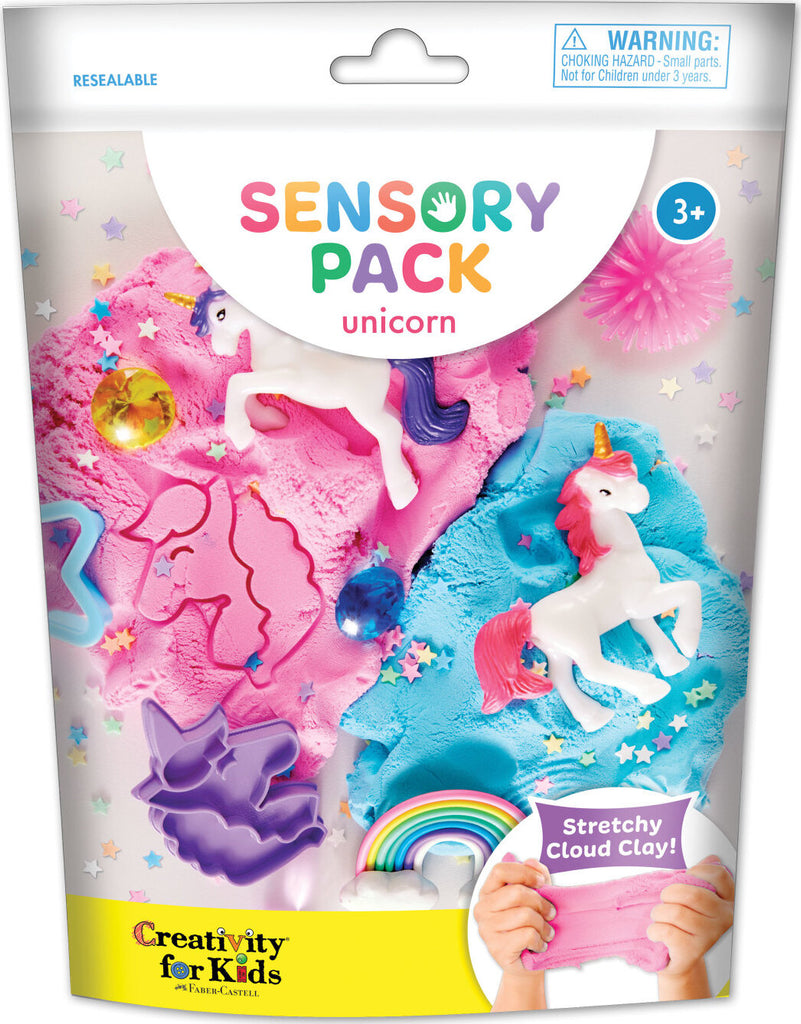 Creativity for Kids Sensory Pack Unicorn with magical tactile materials and unicorn-themed sensory accessories
