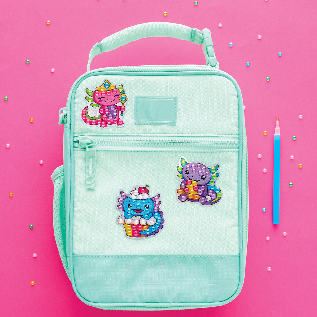 Creativity for Kids Big Gem Diamond Painting Axolotl with large sparkly gems and cute axolotl design