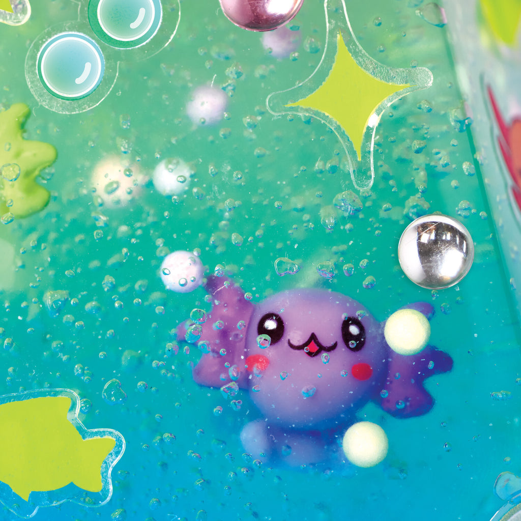 Creativity for Kids Glowing Axolotl Aquarium with 5 axolotl figures, glow elements, and aquatic habitat