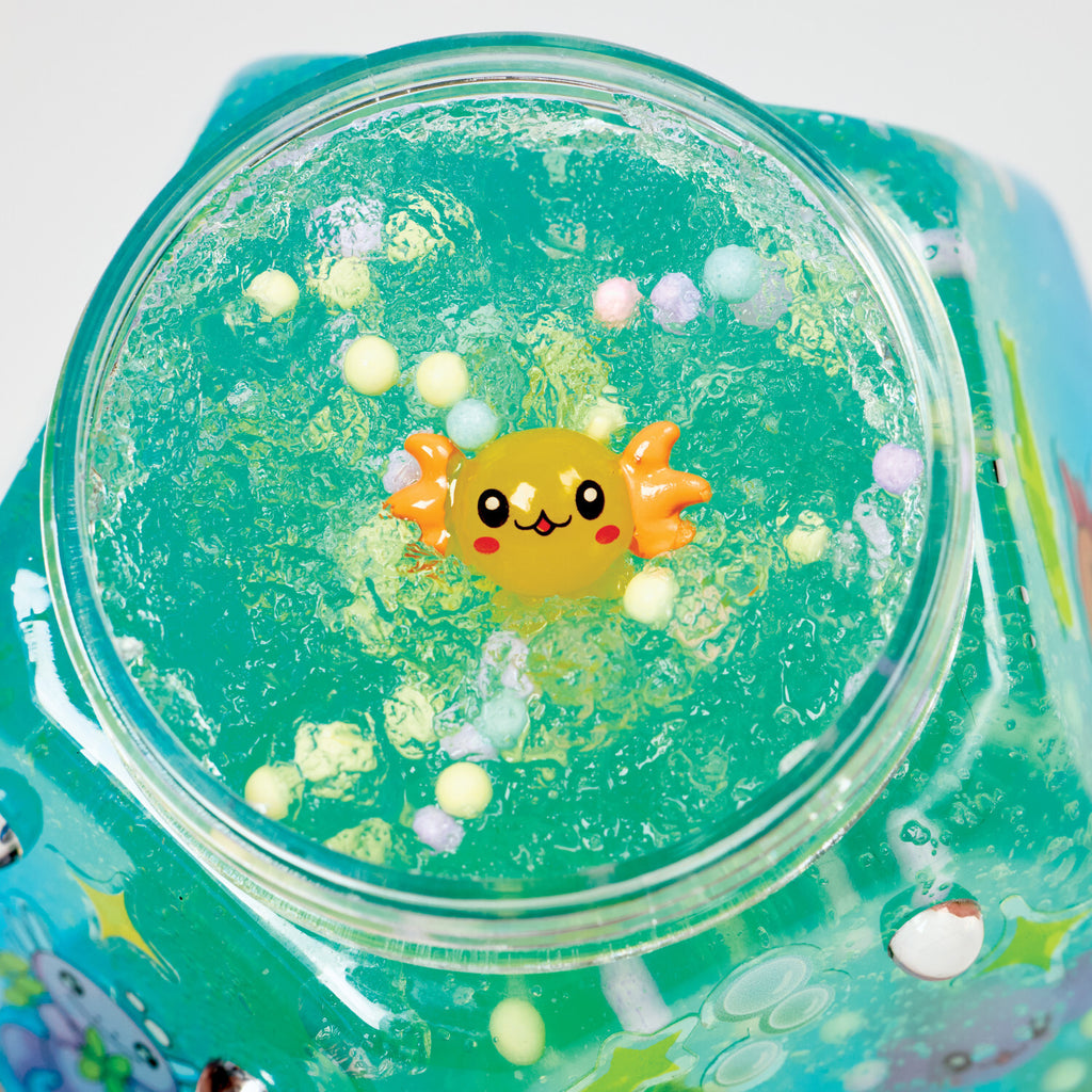 Creativity for Kids Glowing Axolotl Aquarium with 5 axolotl figures, glow elements, and aquatic habitat