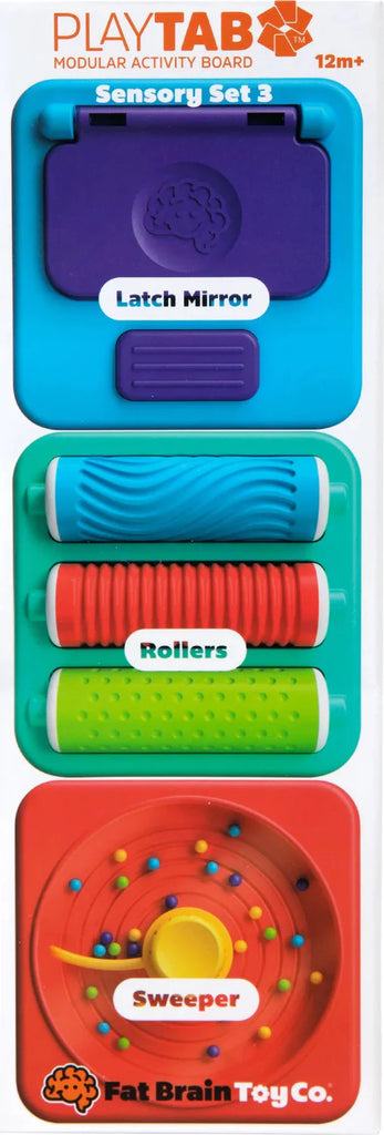 PlayTab Tiles Set 3 interactive sensory tiles for creative baby play and development
