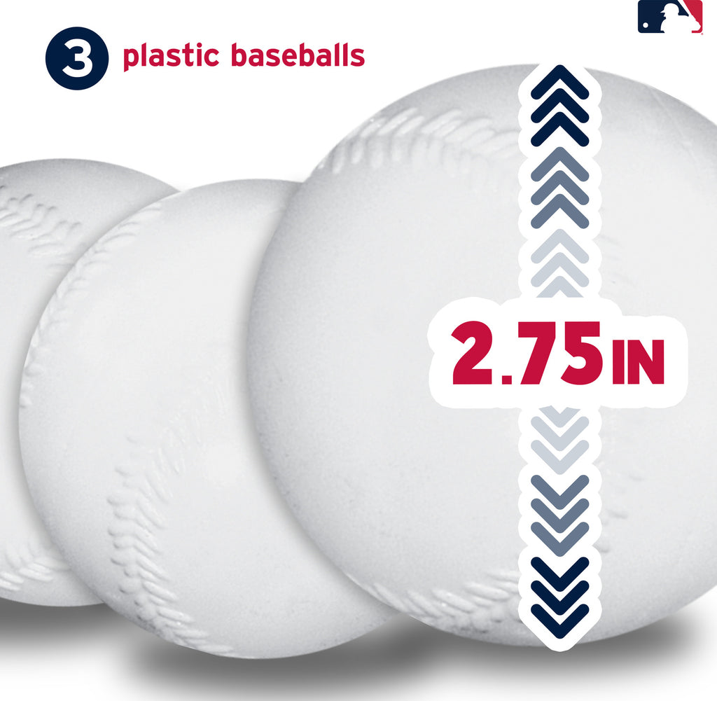 MLB Pop A Pitch - Foot-pedal operated pitching machine for batting practice and coordination training