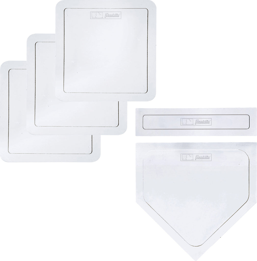 MLB 5Pc Throw-Down Base Set - Complete 5-piece throw-down base set for baseball and softball