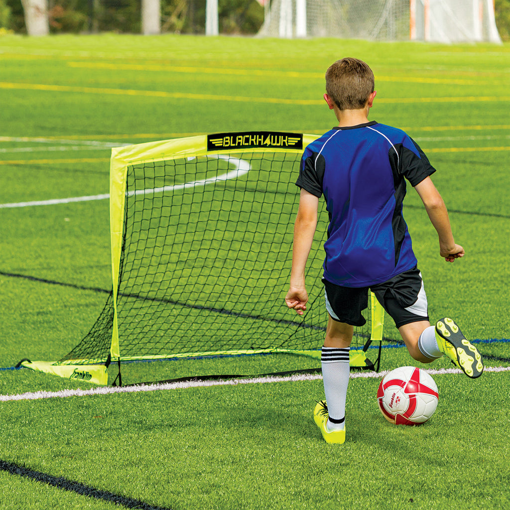 4'X3' Fiberglass Blackhawk Goal - 4 x 3 foot fiberglass soccer goal for backyard training
