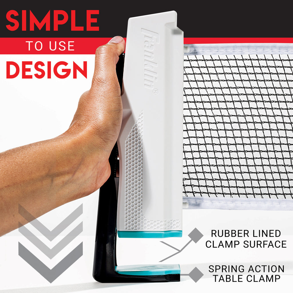 Anywhere Table Tennis - Portable table tennis set that converts any table into a ping pong table