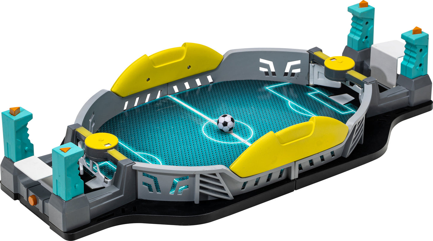 Battle Soccer Gray/Yellow - Tabletop soccer game with gray and yellow team colors for competitive play