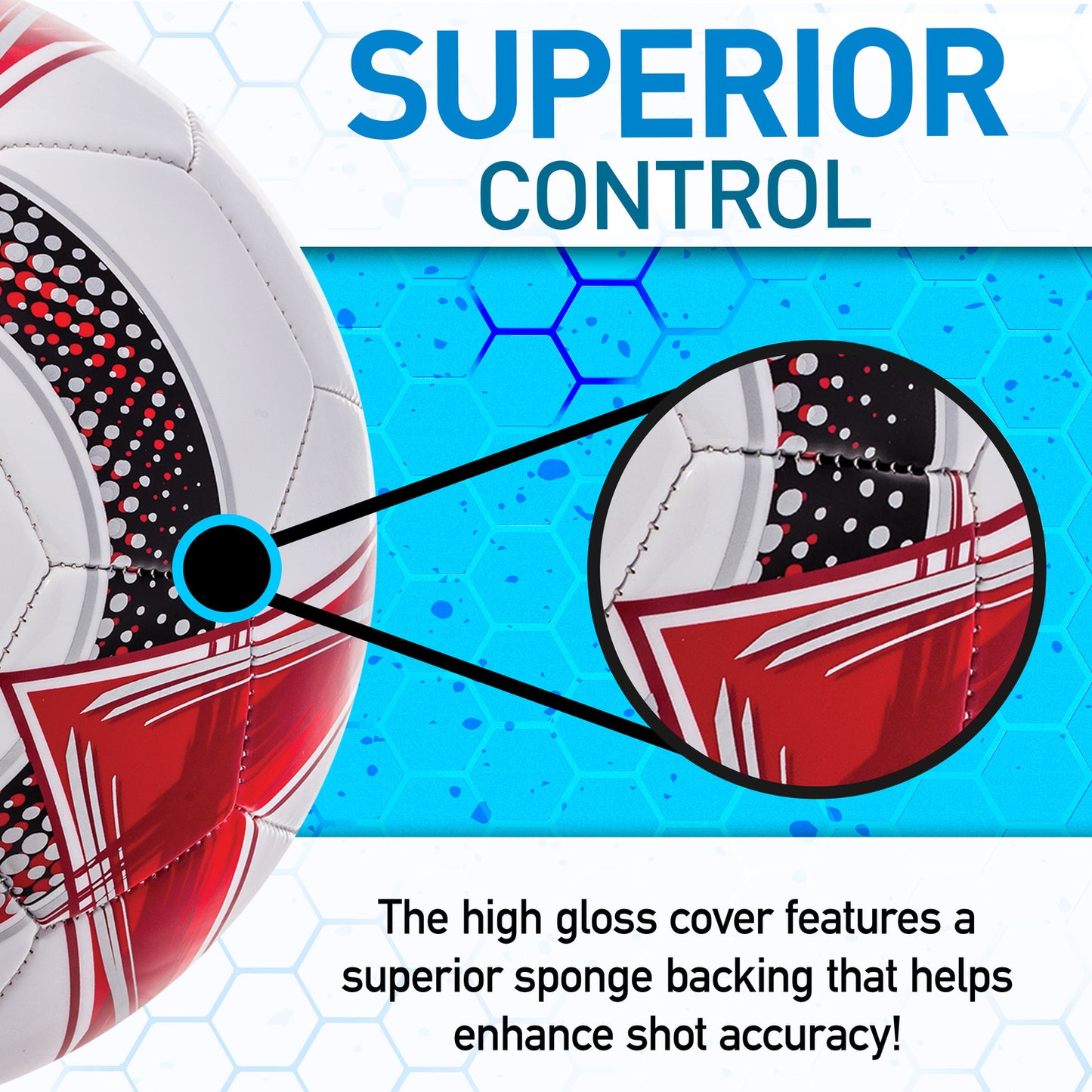 S5 Comp 1000 Soccer Ball - Size 5 competition soccer ball with high-performance design