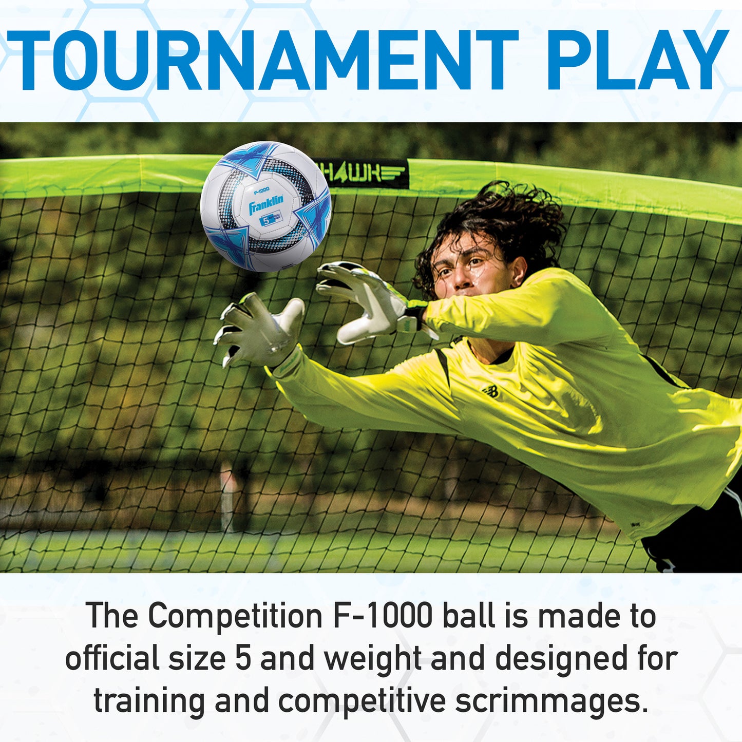 S5 Comp 1000 Soccer Ball - Size 5 competition soccer ball with high-performance design