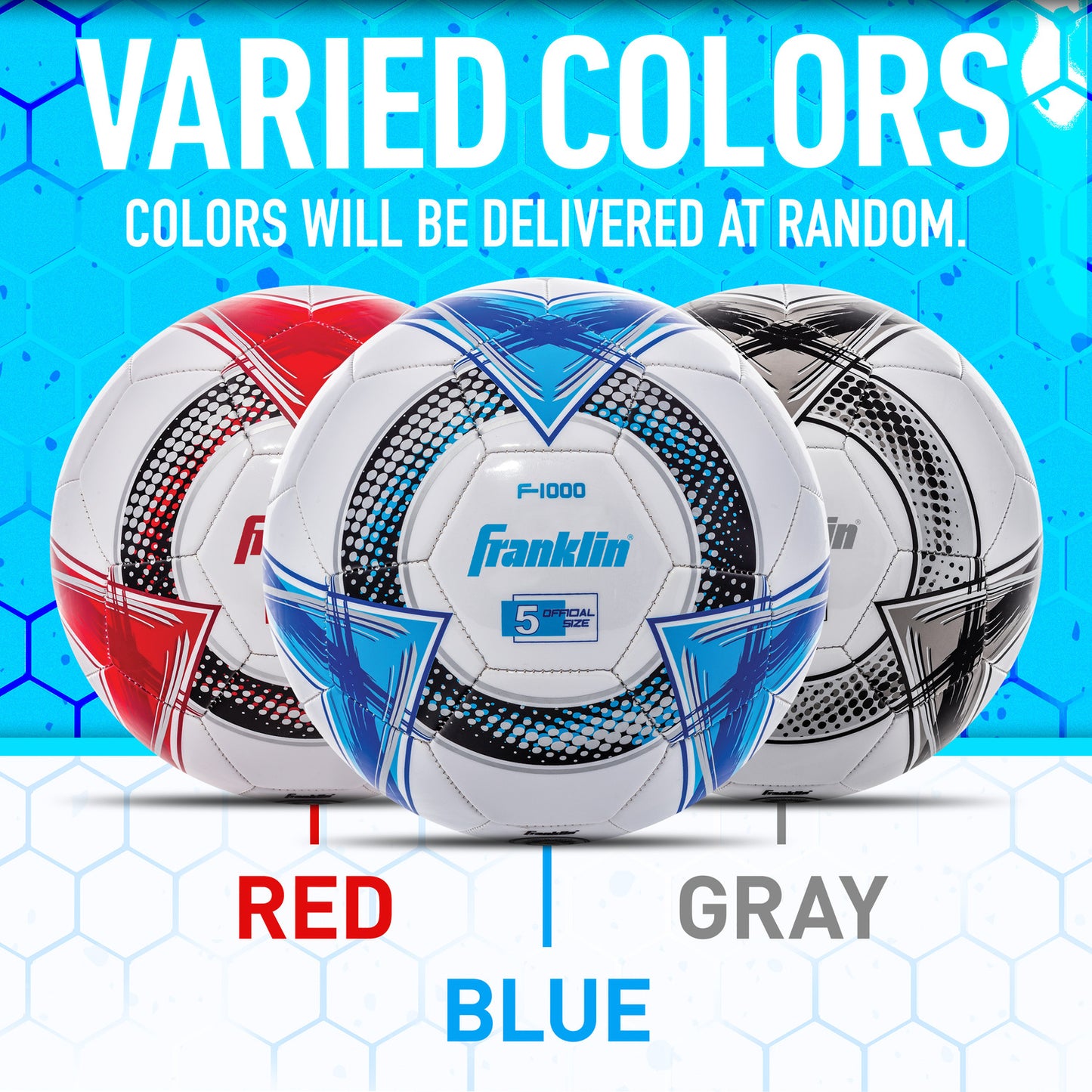 S5 Comp 1000 Soccer Ball - Size 5 competition soccer ball with high-performance design