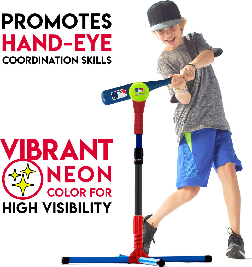 MLB Os 4 Pc Foam Balls - 4-piece set of oversized foam baseballs for safe practice