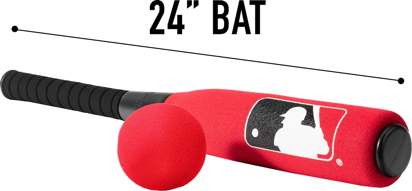 MLB 24 Oversized Foam Bat and Ball - 24-inch oversized foam bat and ball set for kids
