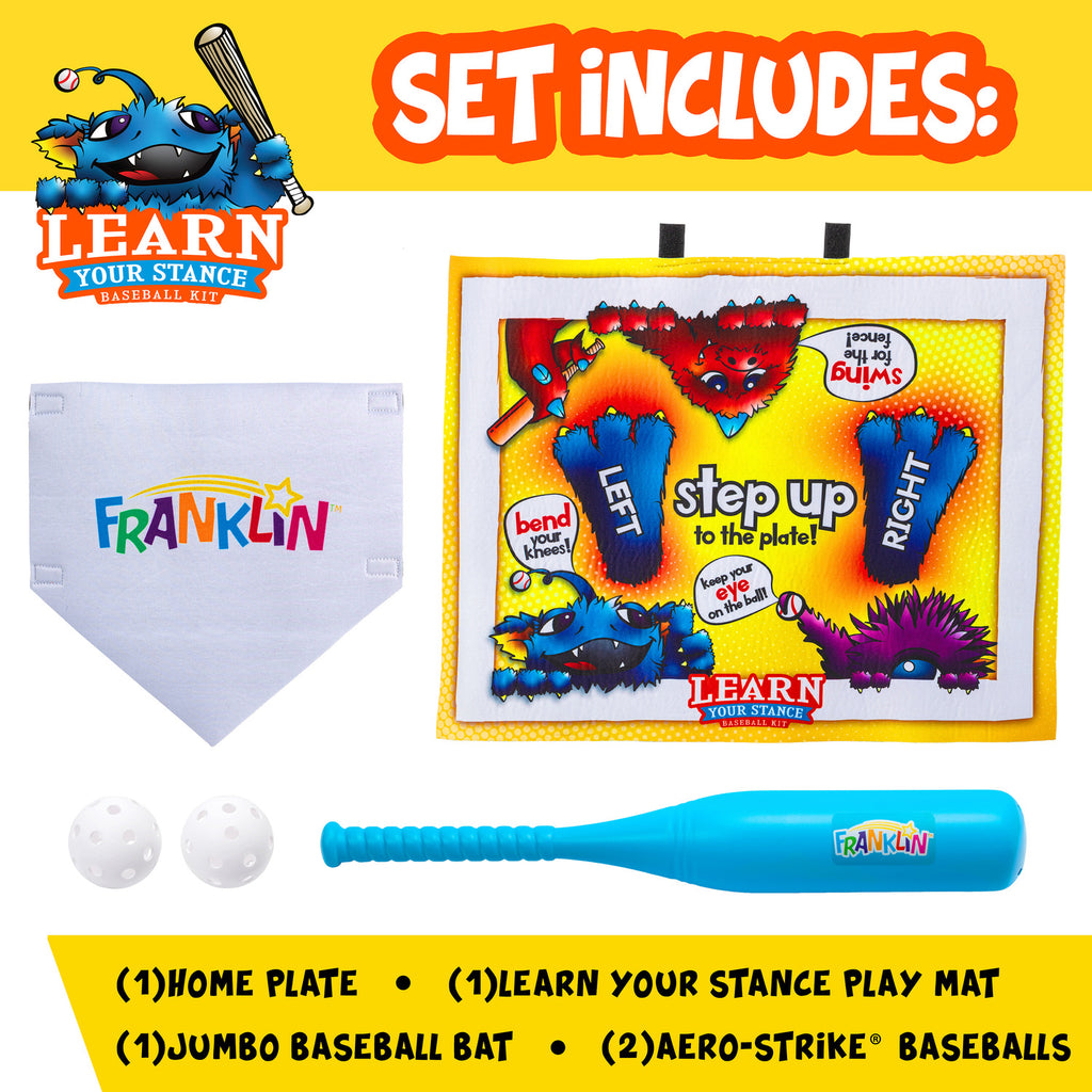Learn Your Stance Baseball Kit - Complete baseball training kit designed for beginners learning proper stance