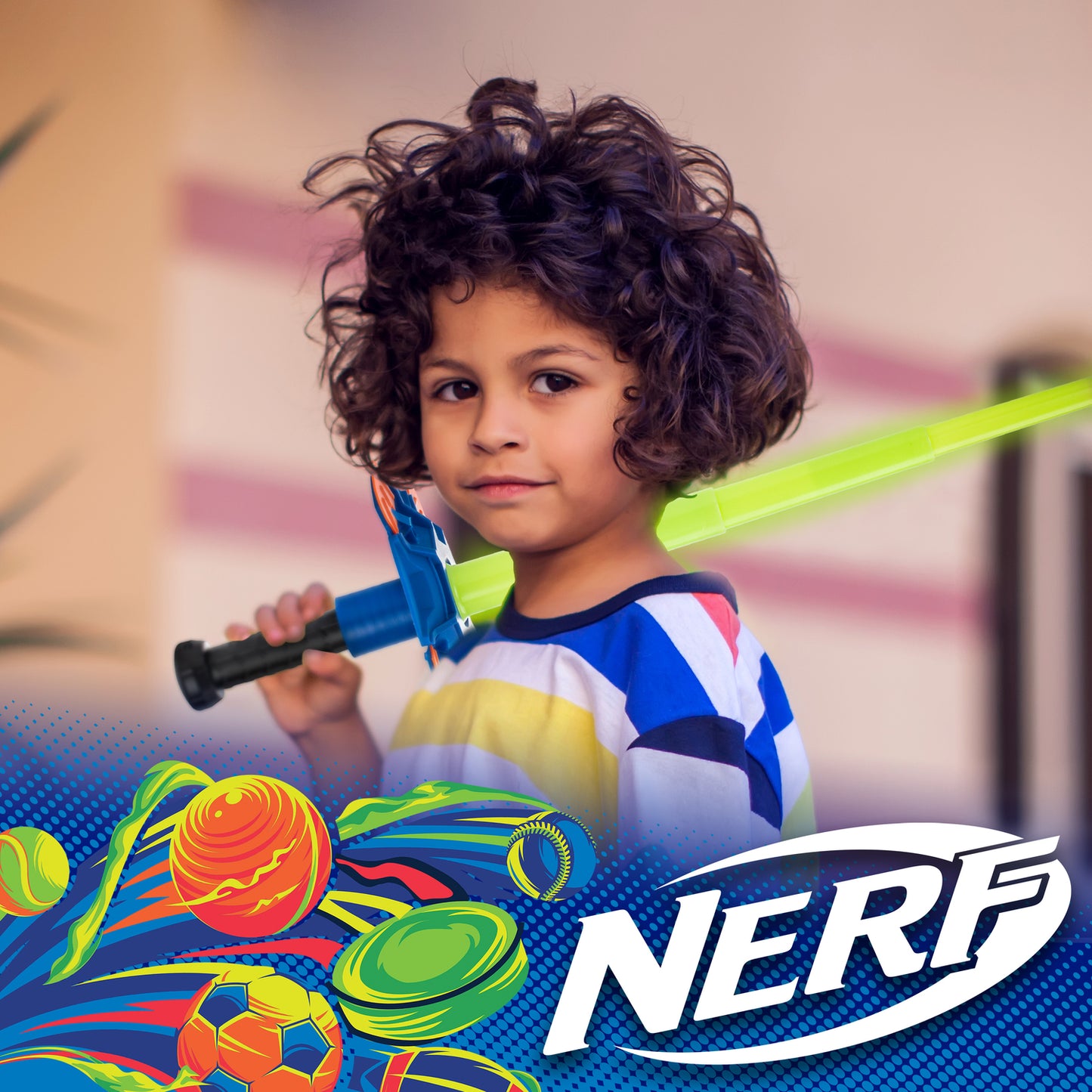 Nerf Fencing Duel - Safe foam fencing set with two retractable swords for competitive play