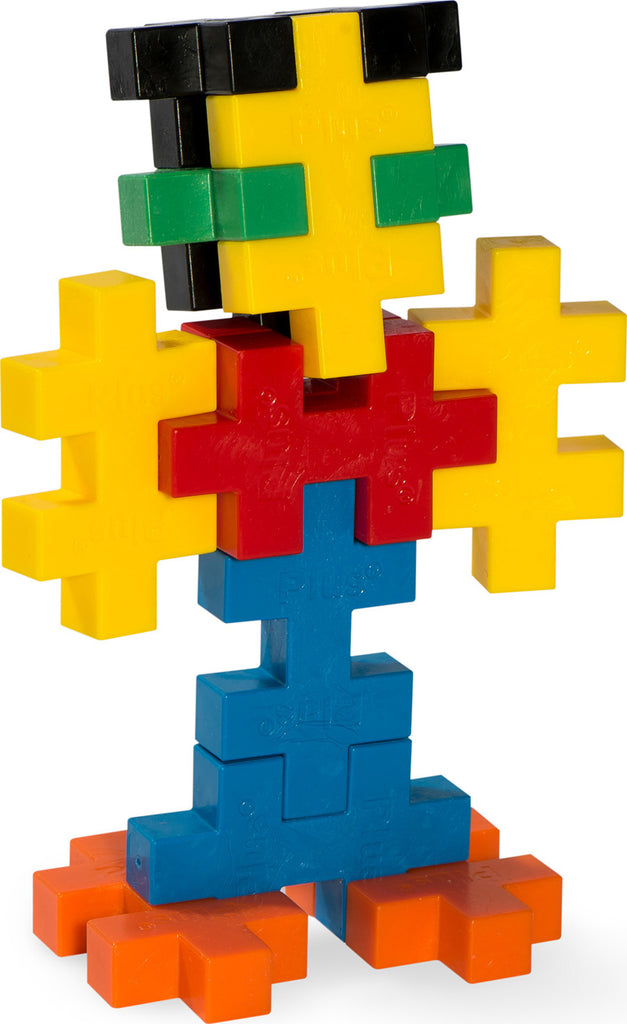 Plus-Plus BIG 15 piece tube basic colors large building blocks for small hands