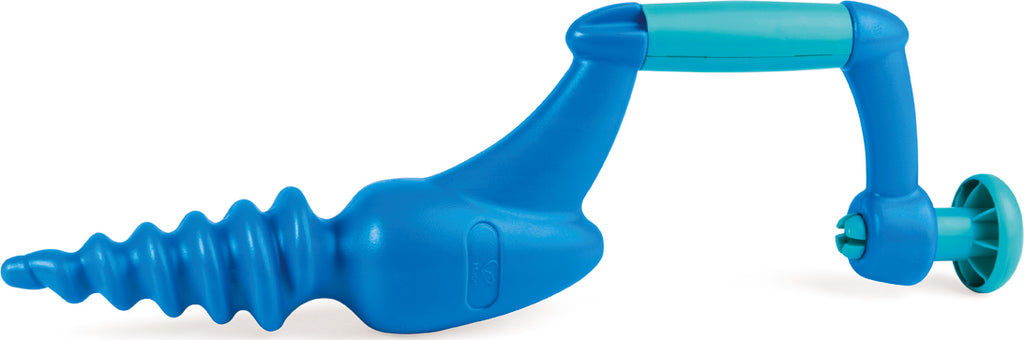 Hape Blue Driller toy - interactive spinning drill for outdoor sand and water play