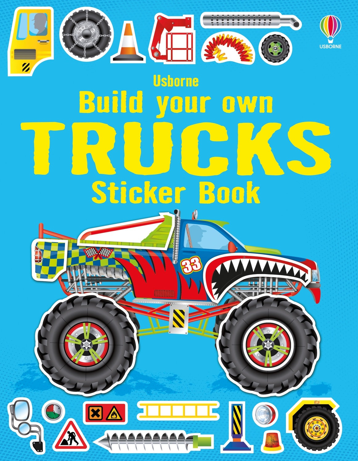 Build Your Own Trucks Sticker Book for creating custom truck designs with stickers