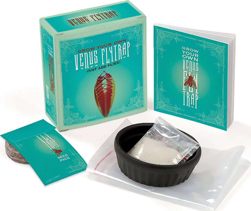 Grow Your Own Venus Fly Trap kit with seeds and instructions for carnivorous plant cultivation