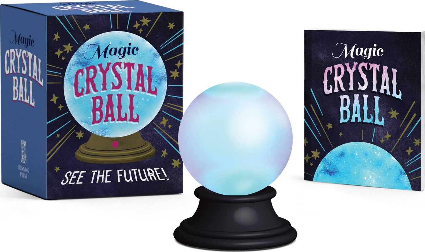 Magic Crystal Ball fortune telling toy with mystical predictions and crystal gazing fun