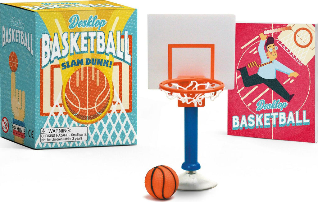 Desktop Basketball Slam Dunk miniature basketball hoop and game for office entertainment and shooting practice
