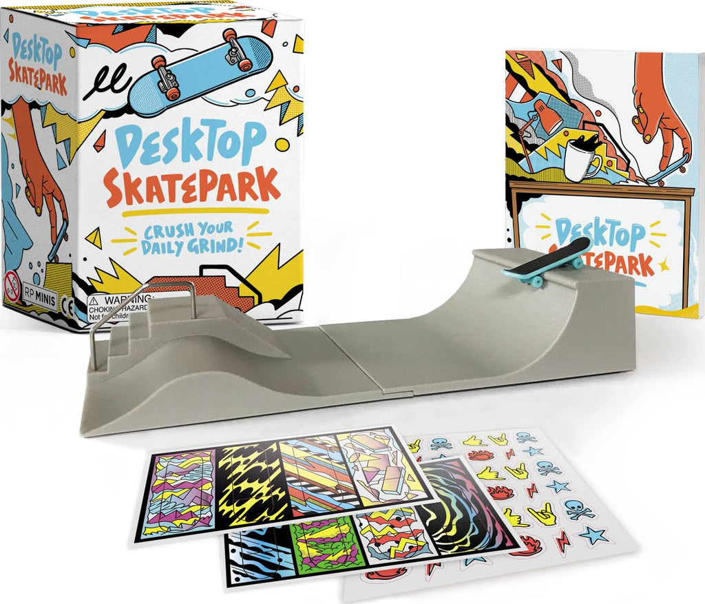 Desktop Skatepark miniature skateboarding game for office tricks and stress relief