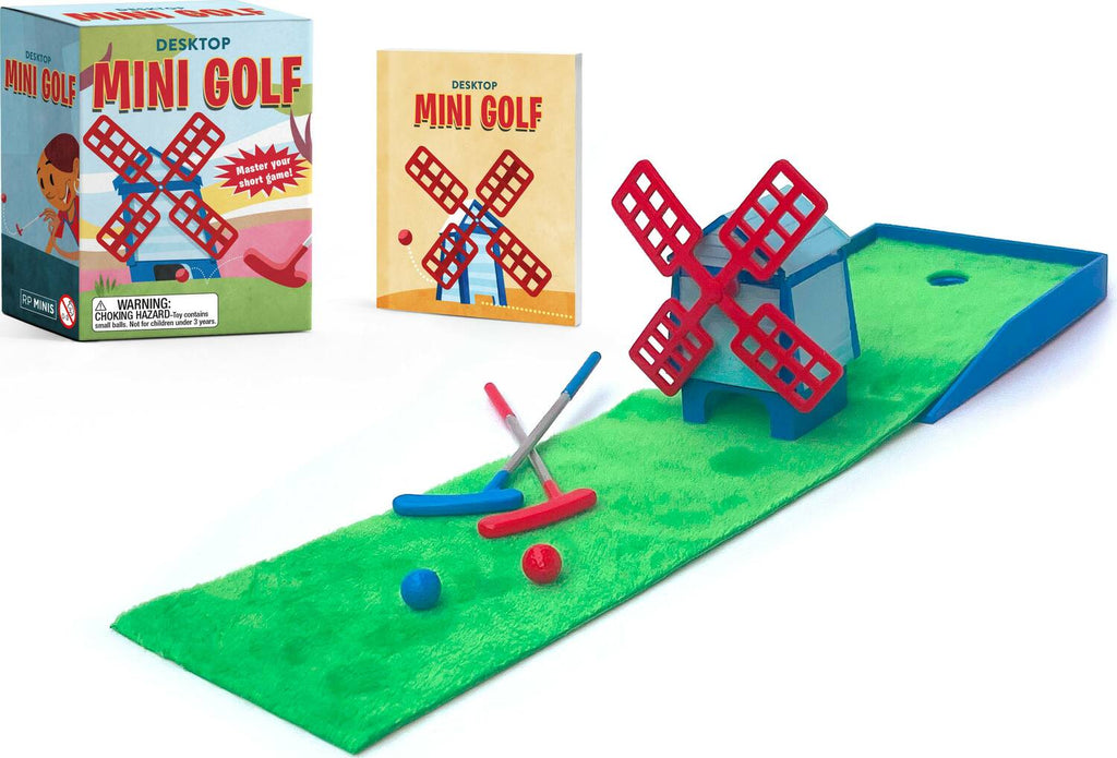 Desktop Mini Golf putting game for office entertainment and golf practice