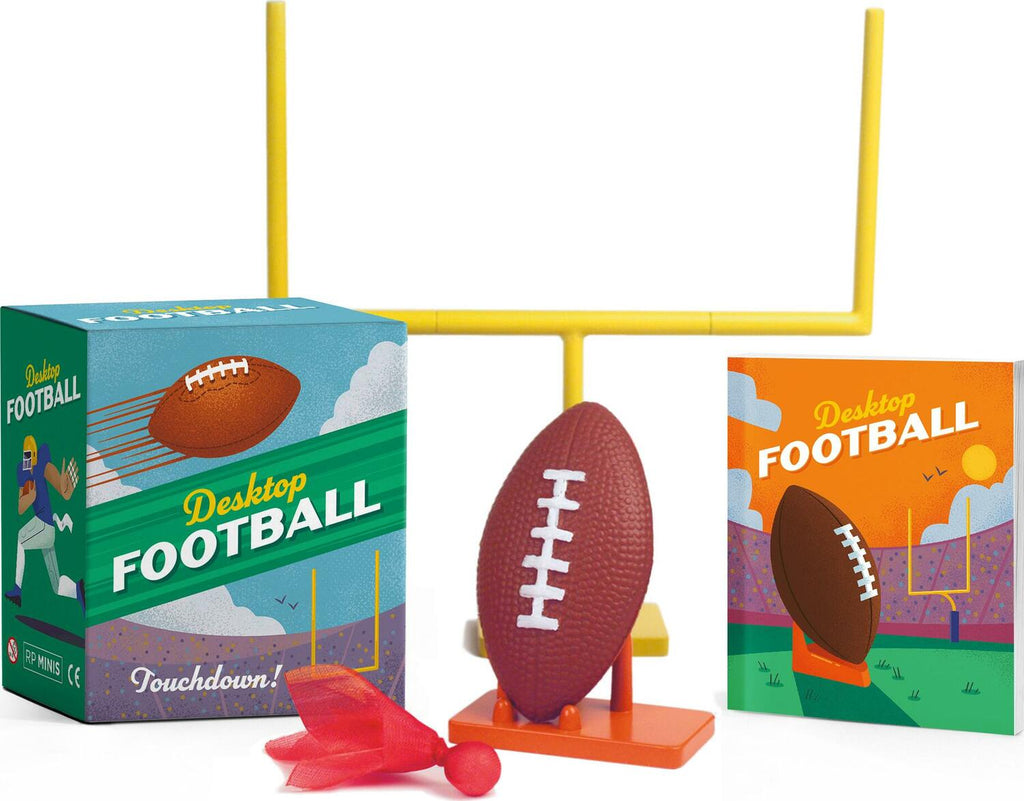 Desktop Football game with field goal kicking for office sports entertainment