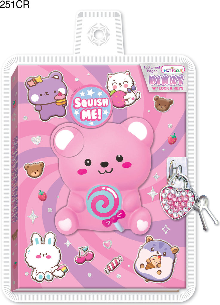 Diary with Lock & Keys, Critters